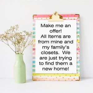 🌸All REASONABLE offers Accepted🌸 And Sometimes Unreasonable ones too!!!!!